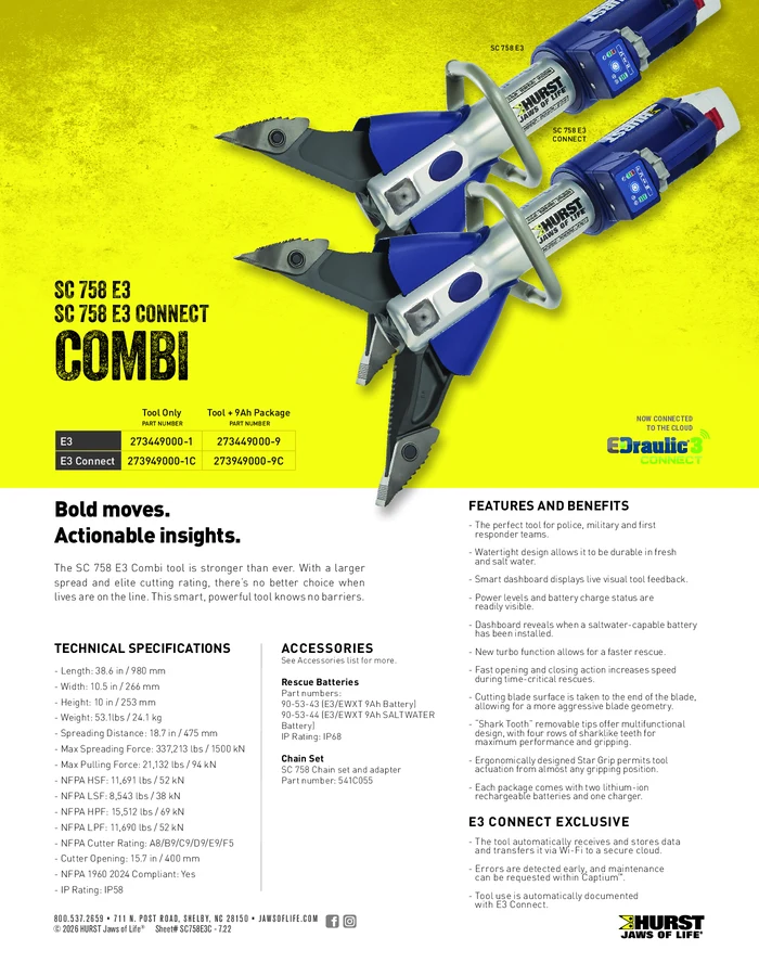 E3 Connect SC758 cover